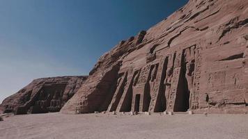 abu simbel Tempel, Main Eingang und Statuen, uralt Ägypten