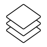 Layers icon vector for graphic design, logo, website, social media, mobile app, ui illustration