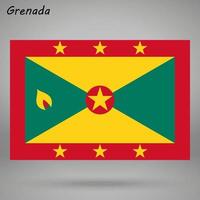 sencillo bandera aislado . vector ilustración