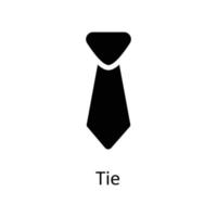 Tie Vector  Solid Icons. Simple stock illustration stock