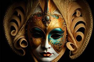 Venetian carnival mask. photo