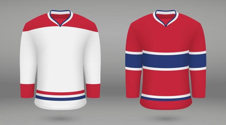 Blank Hockey Jersey Template - Free Vectors & PSDs to Download