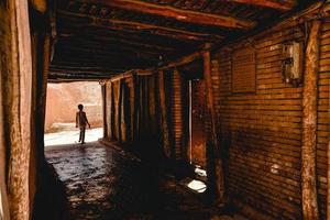 The dilapidated and long-standing Folk Houses on Hathpace in Kashgar, Xinjiang photo