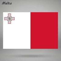 simple flag isolated . Vector illustration