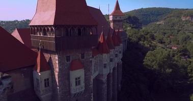 Gotico corvino castello nel transilvania, Romania video