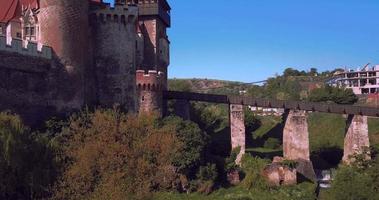 gotisch corvin kasteel in Transsylvanië, Roemenië video