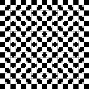 cuadrado espejismo, geométrico óptico espejismo modelo. modelo para tu diseño vector