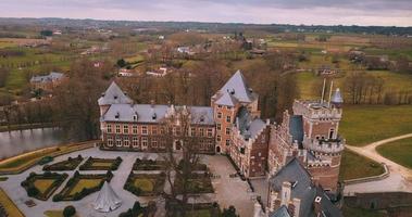 antico gaasbeek castello nel Belgio video