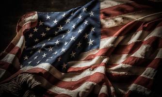 American USA Flag Background photo