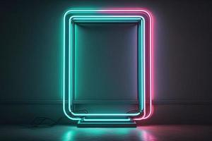 Shiny LED Lamp Element with Abstract Shape Design photo