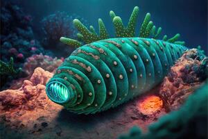 The slimy and surprising sea cucumbers of the ocean. photo