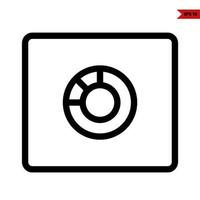 camera line icon vector