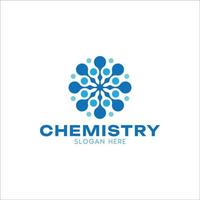 química logo vector diseño