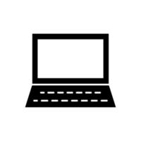 ordenador portátil icono vector diseño plantillas