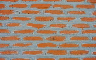 Nice red natural brick wall background photo