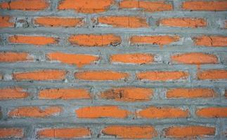 Nice red natural brick wall background photo