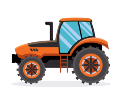 tracteur auto. ferme concept illustration png