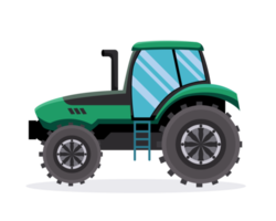 tractor coche. granja concepto ilustración png