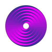Pink and purple gradient spiral vortex circle. 3d optical illusion circular swirl pattern. vector