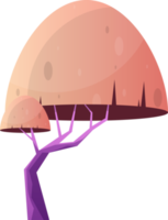 coloré dessin animé arbre agrafe art png