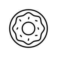 donut icon vector design template simple and modern