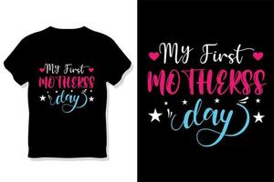 Mom t shirt or mother's day  t shirt vector