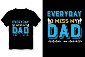 Father t shirt design set or fathers day t shirt design set vector