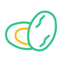 palma icono duocolor verde amarillo estilo Ramadán ilustración vector elemento y símbolo Perfecto.