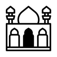 mezquita icono duotono negro estilo Ramadán ilustración vector elemento y símbolo Perfecto.