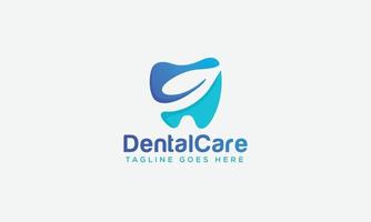A logo for a dental care company. vector