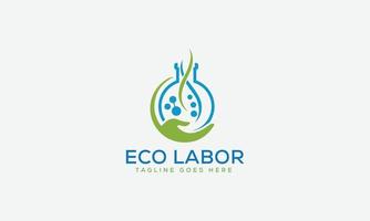 Creative Lab Logo Design Template Vector Graphic Branding Element.
