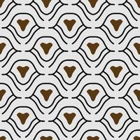 Textile texture Abstract striped distressed background. Seamless pattern vector