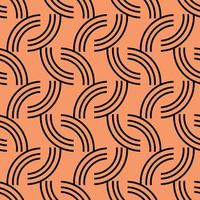 Textile texture Abstract striped distressed background. Seamless pattern vector