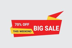 Vector vector big sale for this weekend big sale professional multipurpose design