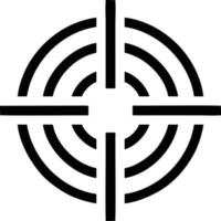 Target focus icon symbol design image, illustration of the success goal icon concept. EPS 10 vector