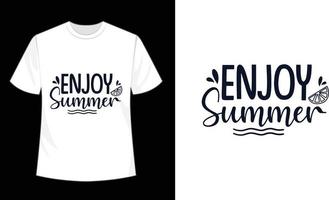 Summer T-shirt Design Hello Summer Sublimation Beach Vibes vector