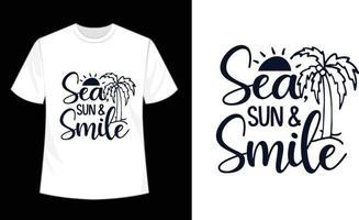 Summer T-shirt Design Hello Summer Sublimation Beach Vibes vector