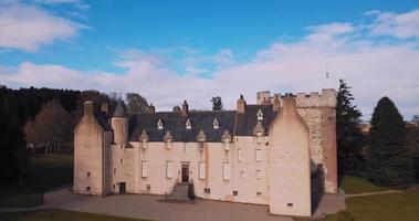 aérien vue de tambour château, dans Écosse video