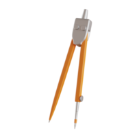 drawing tools bow compass isolated on transparent background png