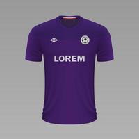 realista fútbol camisa 2020 vector