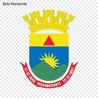 emblema de belo horizonte vector