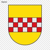 emblema de ciudad de Alemania vector