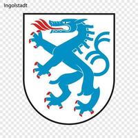 emblema de ciudad de Alemania vector