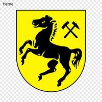 emblema de ciudad de Alemania vector