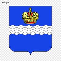 Emblem of Kaluga vector