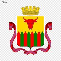 Emblem of Chita vector