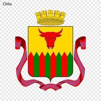 Emblem of Chita vector