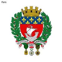 emblema de París vector