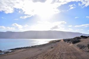 Scenic coastal view photo