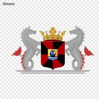 Emblem of Almere vector